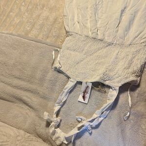 White Linen Dress